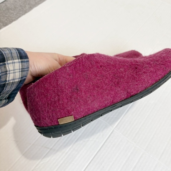 Glerups Shoe Natural Rubber Sole Honey Cranberry Wool Size Men’s 10.5 Women’s 13 - Picture 8 of 12